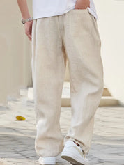 Beige Herren Baggyhosen