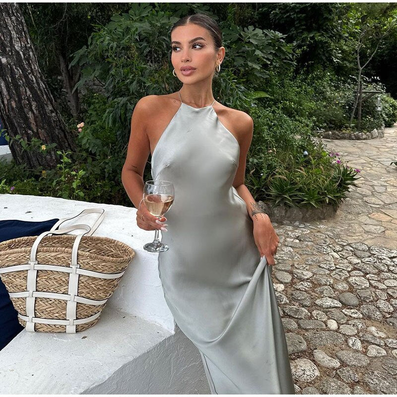 Damen Ärmelloses Trägerkleid