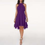 Neckholder Party Midikleid