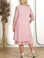 Besticktes Bankettkleid in Übergröße