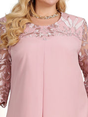Besticktes Bankettkleid in Übergröße