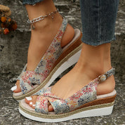 Stilvolle Damen Keilsandalen