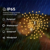 Hängende Solar Feuerwerk Lampe
