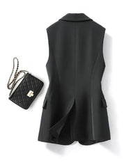 Modischer Ärmelloser Damen Blazer