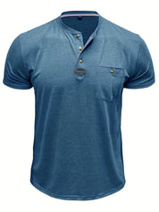 Lässiges T-Shirt mit Brusttasche