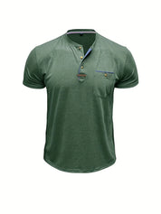 Lässiges T-Shirt mit Brusttasche