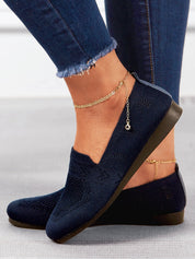 Atmungsaktive Flache Schlupfschuhe