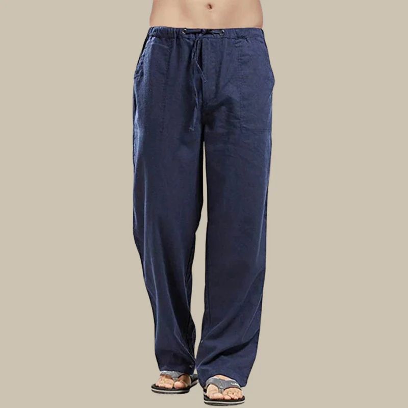 Freizeithose mit Kordelzug und Seitentaschen