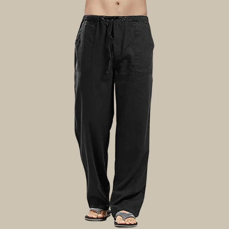 Freizeithose mit Kordelzug und Seitentaschen