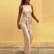 Damen Eleganter Festlicher Jumpsuit