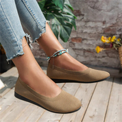Damen Slip-On Flache Schuhe