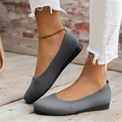 Damen Slip-On Flache Schuhe