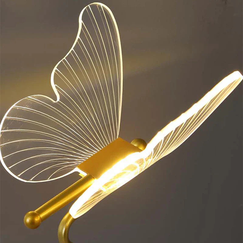 Schmetterling inspirierte Tischlampe