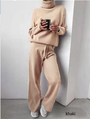 Zweiteiliges Pullover und Hosen Set