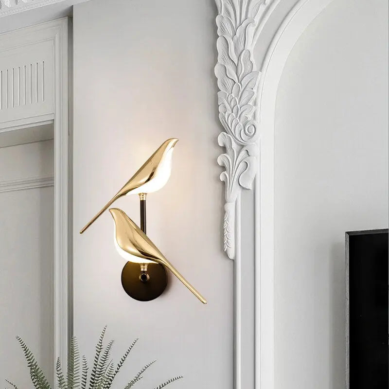 MrBird - Moderne Wandleuchte im Vogel-Design Sedore
