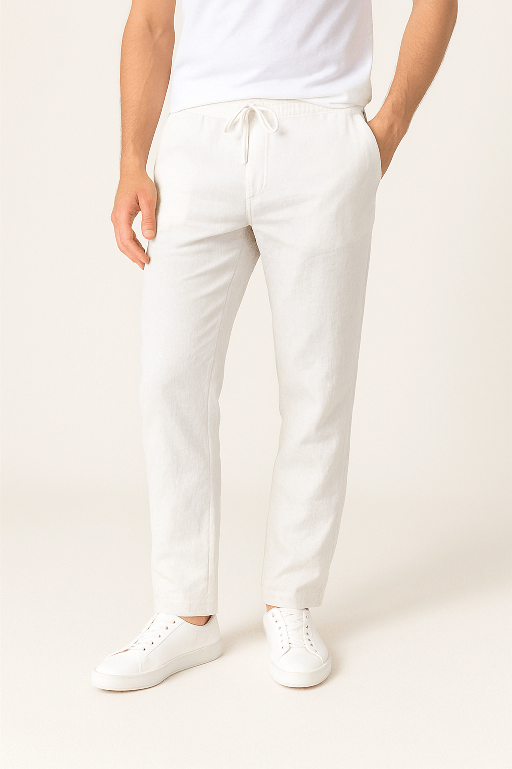 Moderne Kordelzug Tapered Hose