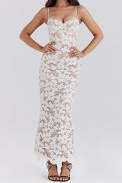 Elegantes ärmelloses Sommer Maxikleid