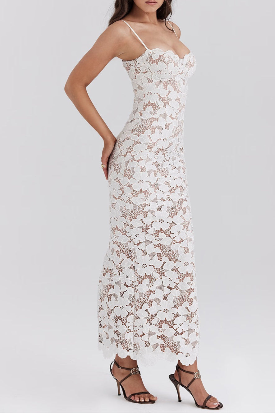 Elegantes ärmelloses Sommer Maxikleid