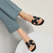 Trendige H-Profil Sandalen