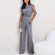 Elegantes, zweiteiliges Set aus Top und Hose