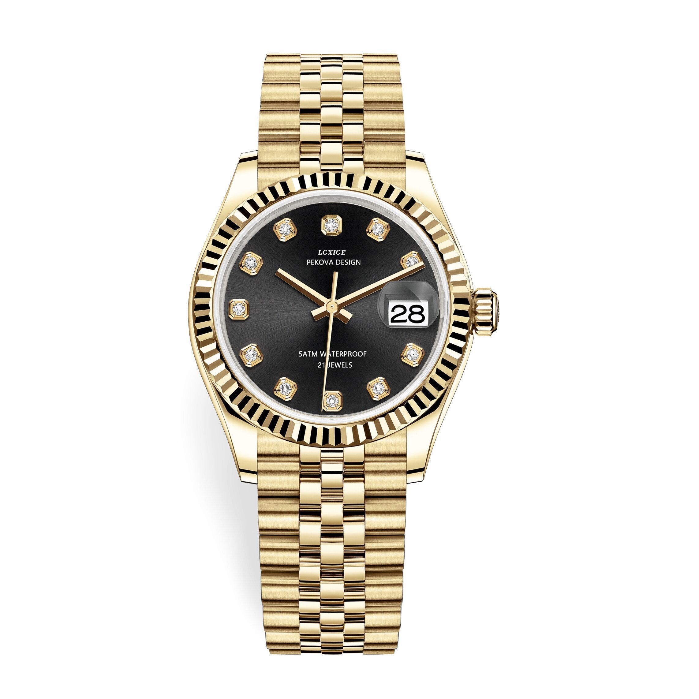 Klassische Edelstahl Armbanduhr Nr. 296